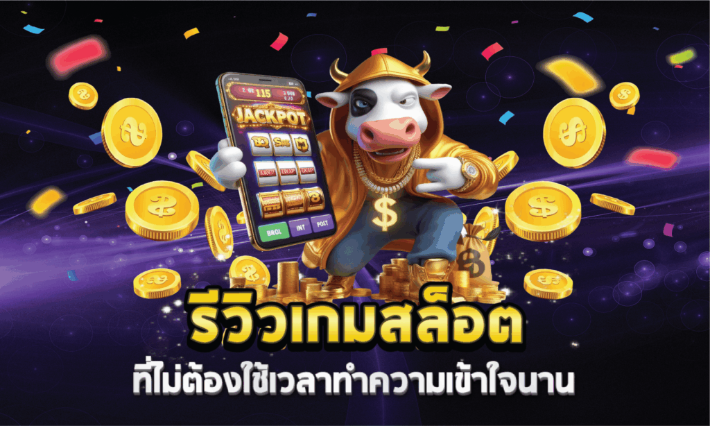 รีวิวเกมสล็อตที่ไม่ต้องใช้เวลาทำความเข้าใจนาน
